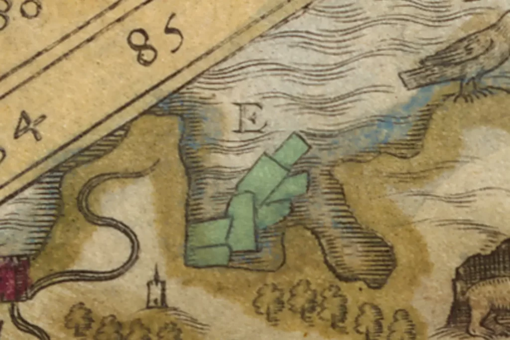 Detalj av Carta marina, 1535